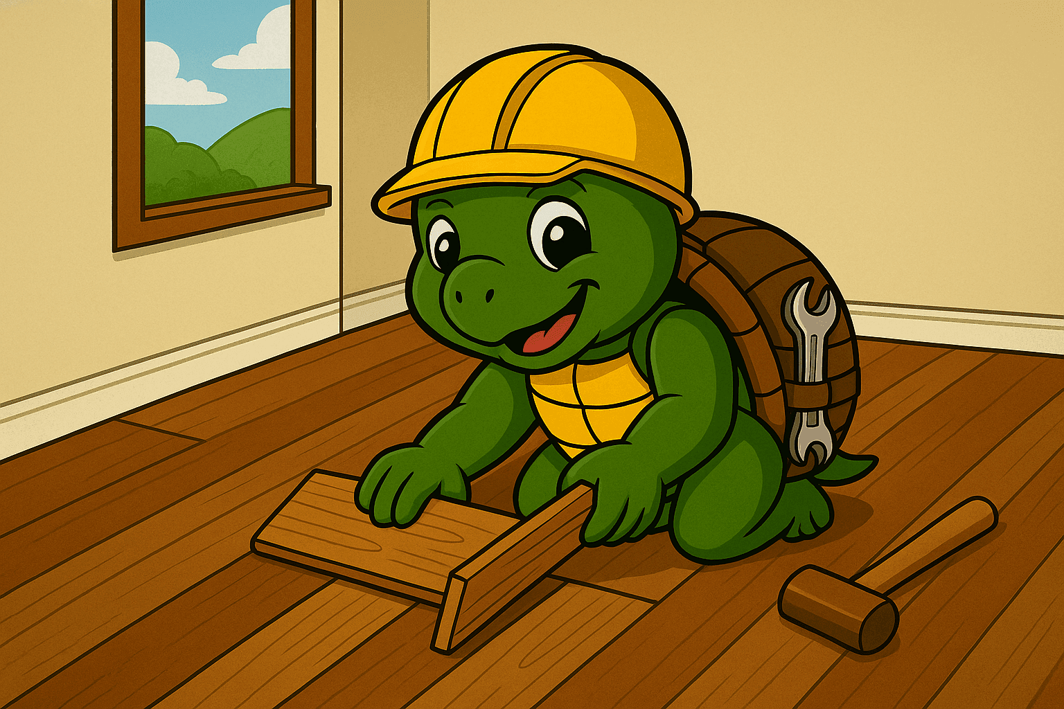 🪵 Laminate Flooring Fixes & Trim Repairs