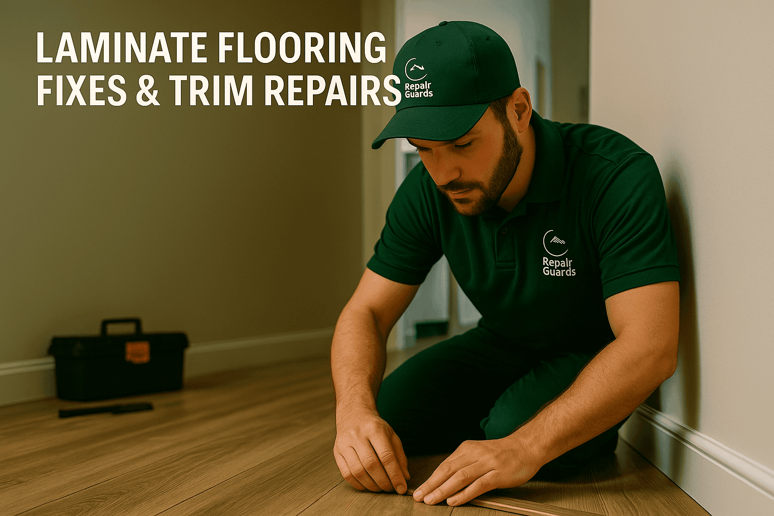 🪵 Laminate Flooring Fixes & Trim Repairs