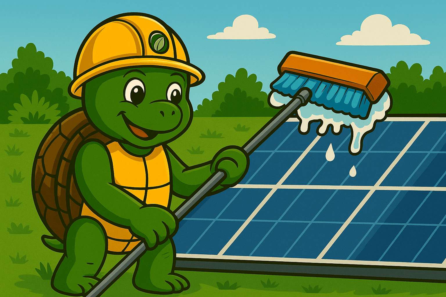 ☀️🔋 Solar Panel Cleaning